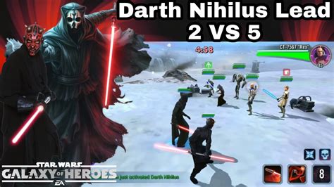 darth nihilus swgoh|How to do BIG damage against Darth Nihilus with .
